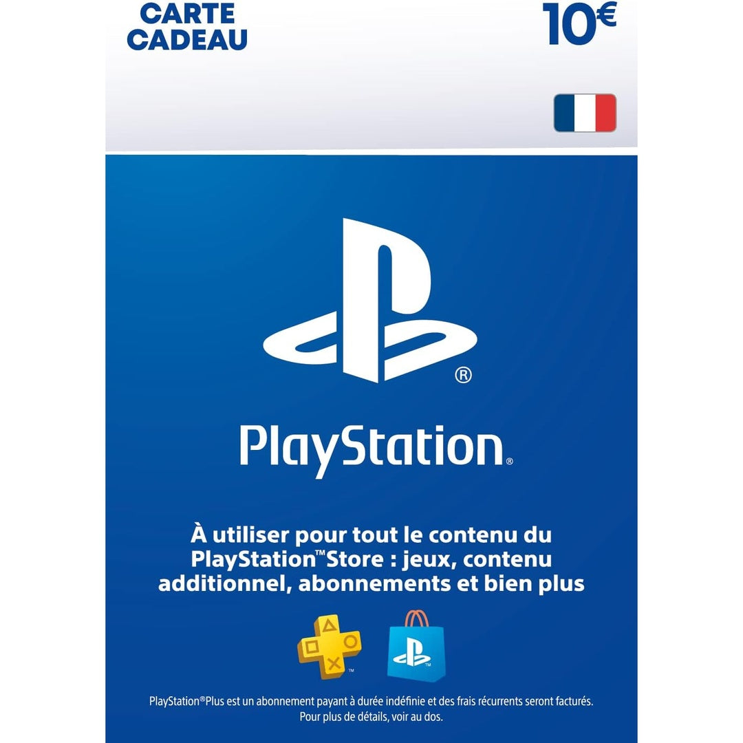 Sony PlayStation Store Carte Cadeau PSN 10 EURO Physique