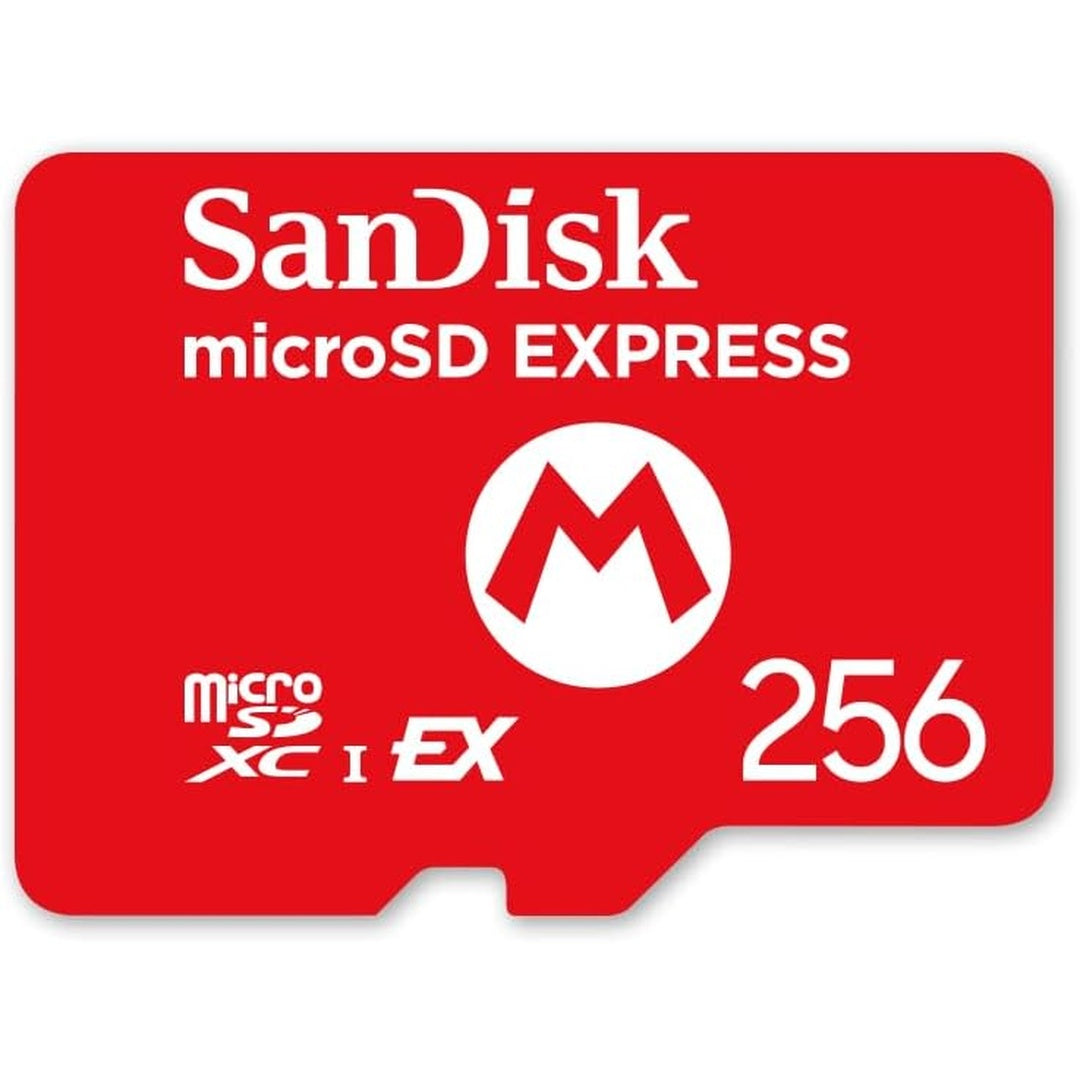 Carte mémoire micro SD express Nintendo Switch 2 Sandisk 256 Go