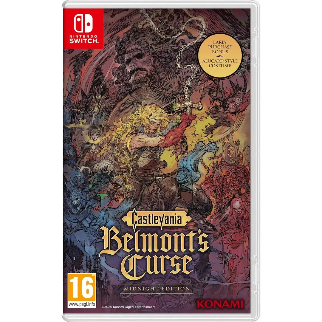 Castlevania Belmont's Curse Midnight Edition Nintendo Switch