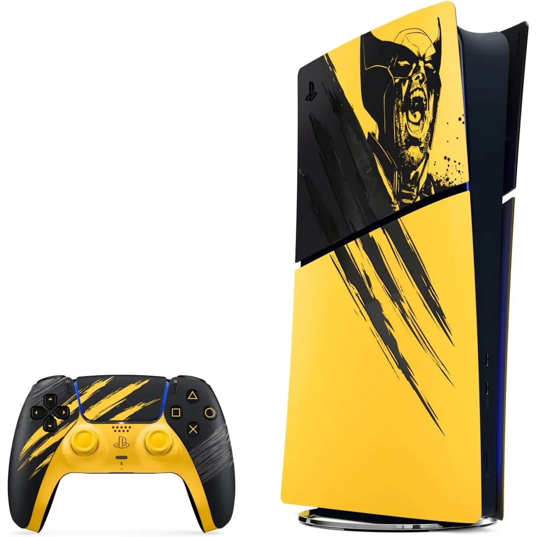 Console PS5 Slim Digital Wolverine Jaune combat Édition limitée