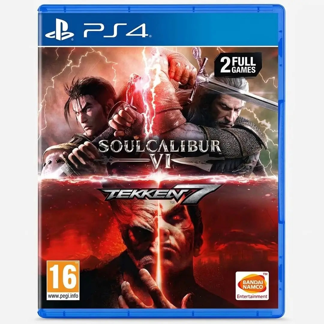 Tekken 7 + SoulCalibur 6 PS4 (2 CD)