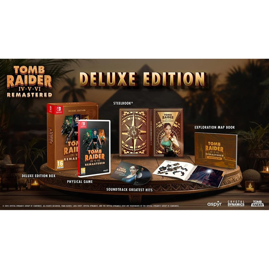 Tomb Raider 4 5 6 Remastered Deluxe Edition Nintendo Switch