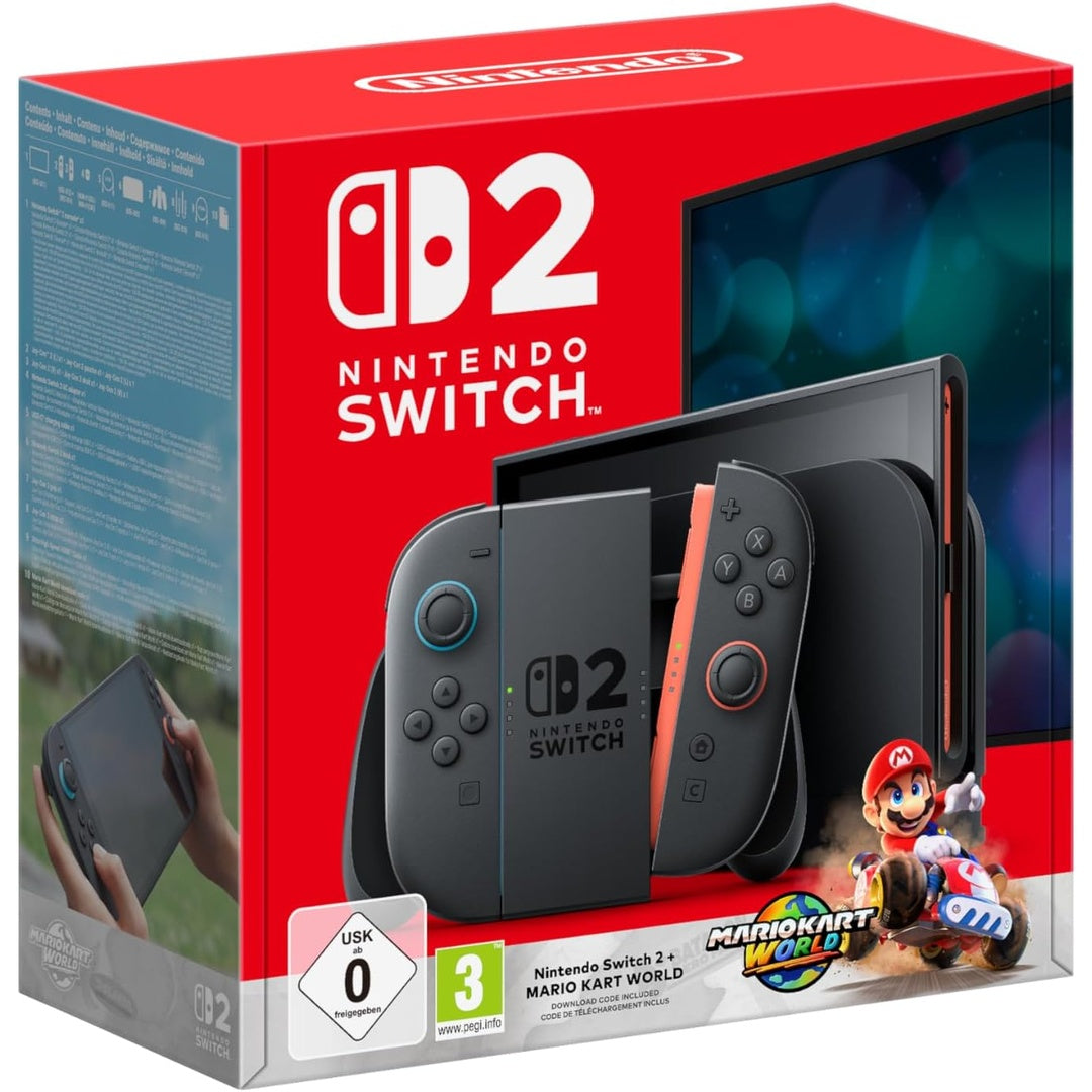 Console Nintendo Switch 2 Noir + Mario Kart World