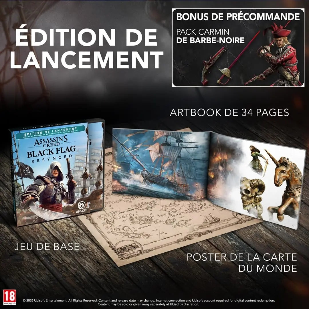 Assassin's Creed Black Flag Resynced Launch Edition PS5