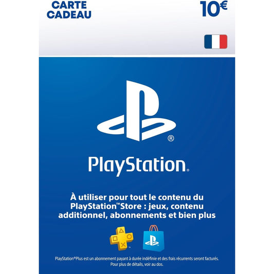Sony PlayStation Store Carte Cadeau PSN 10 EURO Physique