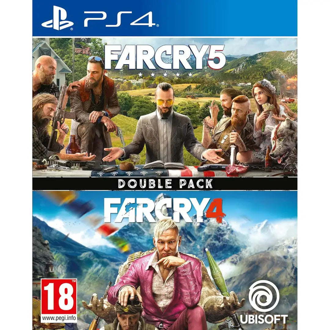 Far Cry 4 + Far Cry 5 PS4 ( 2 cd )
