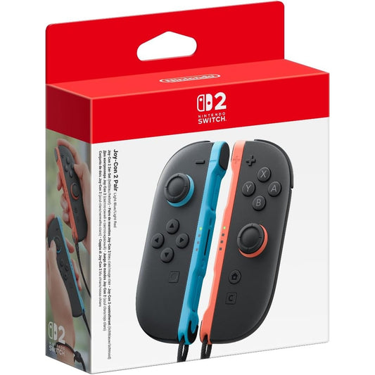 Paire de manettes Nintendo Switch 2Joy-Con 2 gauche et droite  Bleu clair et Rouge clair