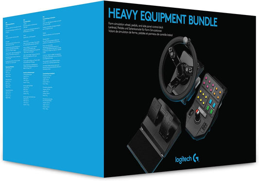 Logitech Heavy Equipment Bundle Volant + pédales Analogique/Numérique PC