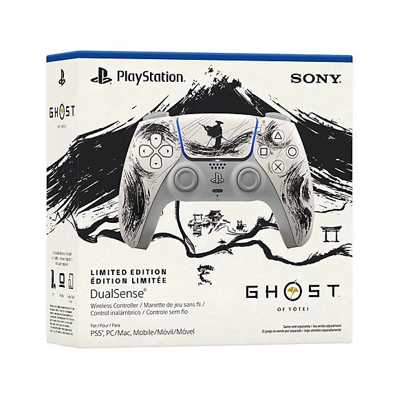 Manette  PS5 DualSense Edition limitée Ghost of Yotei Noir