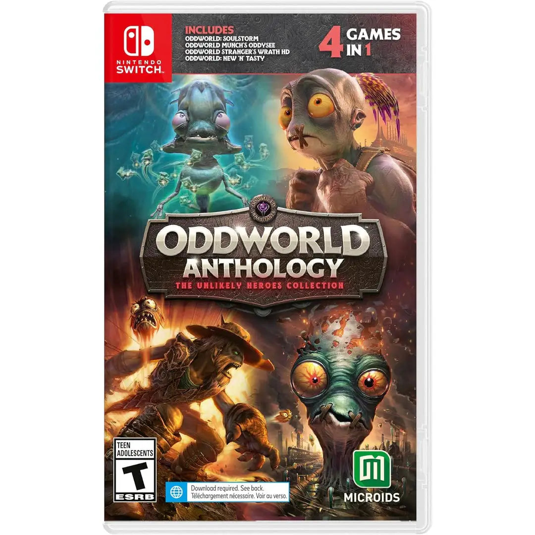 OddWorld Anthology The Unlikely Heroes Collection Nintendo Switch ( 4 jeux )