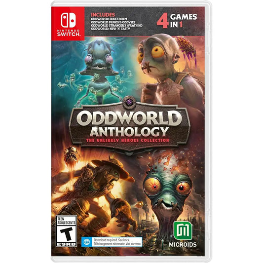 OddWorld Anthology The Unlikely Heroes Collection Nintendo Switch ( 4 jeux )