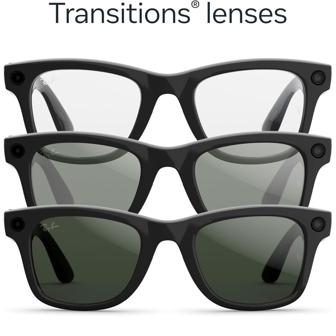 RayBan Meta Wayfarer Gen 2 Noir Mat Verre Gris Tansition