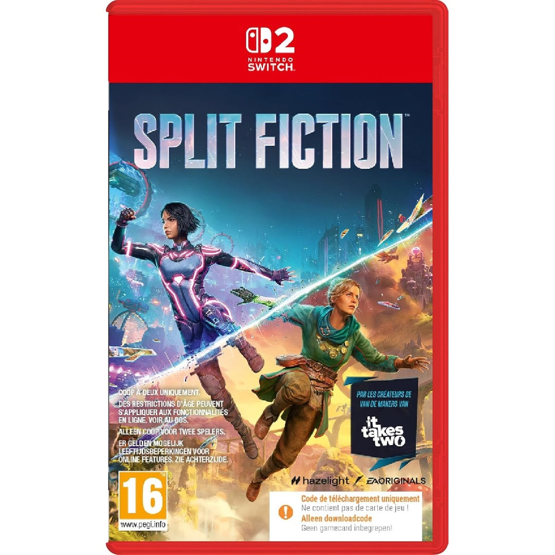 Split Fiction Nintendo Switch 2 Code dams la Boite