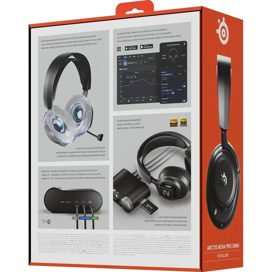 Casque  SteelSeries Arctis Nova Pro Wireless Pour PS5 PS4 Switch et PC